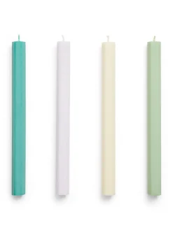 Hexagon Candle 4 Stk., fresh fra Hay