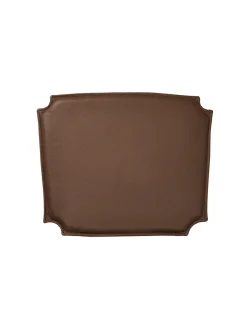 Hynde til Y-stol CH24, brunt læder