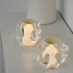 ICE BALL Portable Bordlampe, guld fra Loom Design