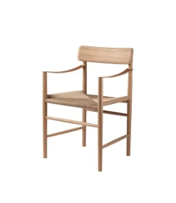 J186 Hesberg spisebordsstol, olieret eg fra FDB Møbler