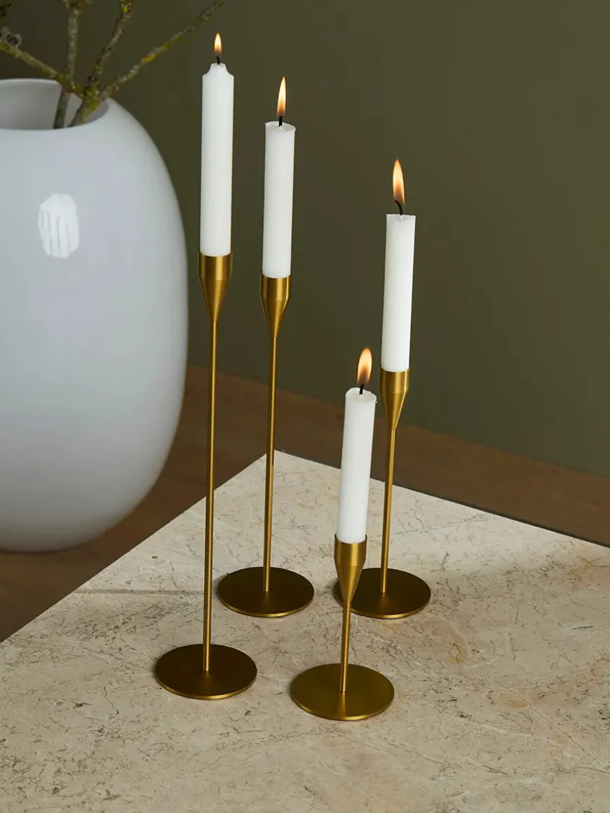 Jupiter Lysestage, messing fra Piet Hein