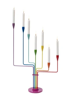 Karlsvognen Table Lysestage, regnbue fra Piet Hein