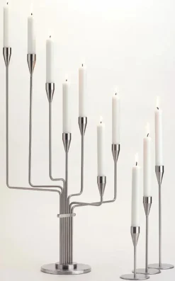 Karlsvognen Table Lysestage, regnbue fra Piet Hein