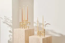 Kertelys til Nagel Lysestage, dusty green fra STOFF Nagel