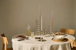 Kertelys til Nagel Lysestage, dusty green fra STOFF Nagel