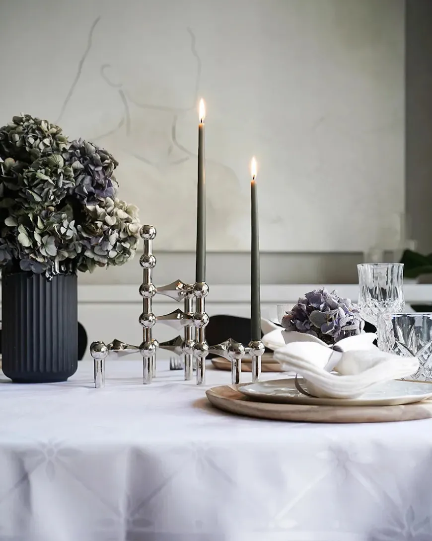 Kertelys til Nagel Lysestage, white fra STOFF Nagel