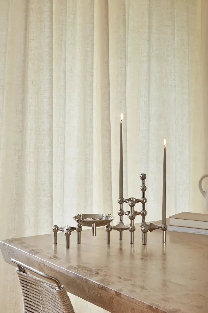 Kertelys til Nagel Lysestage, off white fra STOFF Nagel