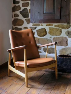 Kettelhut Chair, Elegance leather af Finn Juhl