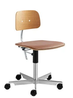 Kevi 2533 Kontorstol med sædepolstring fra Montana