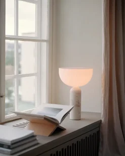 Kizu Bordlampe Large, Kunis Breccia Marble fra New Works