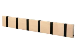 KNAX knagerække med seks knager fra LoCa