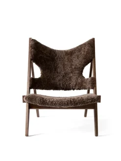 Knitting Lounge Chair, Sheepskin fra Audo Copenhagen