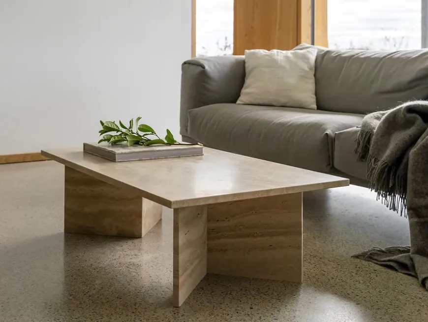 Konkylie Sofabord fra Wabi Sabi Nordic