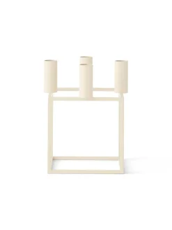 Kubus 4 Lysestage, bruneret kobber fra Audo Copenhagen