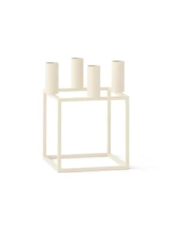 Kubus 4 Lysestage, zink fra Audo Copenhagen