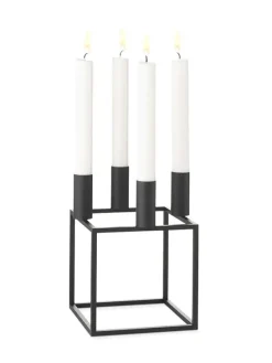 Kubus 4 Lysestage, zink fra Audo Copenhagen