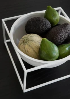 Kubus Bowl Centerpiece Large, hvid fra Audo Copenhagen
