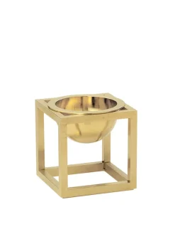Kubus Bowl Mini guldbelagt fra Audo Copenhagen