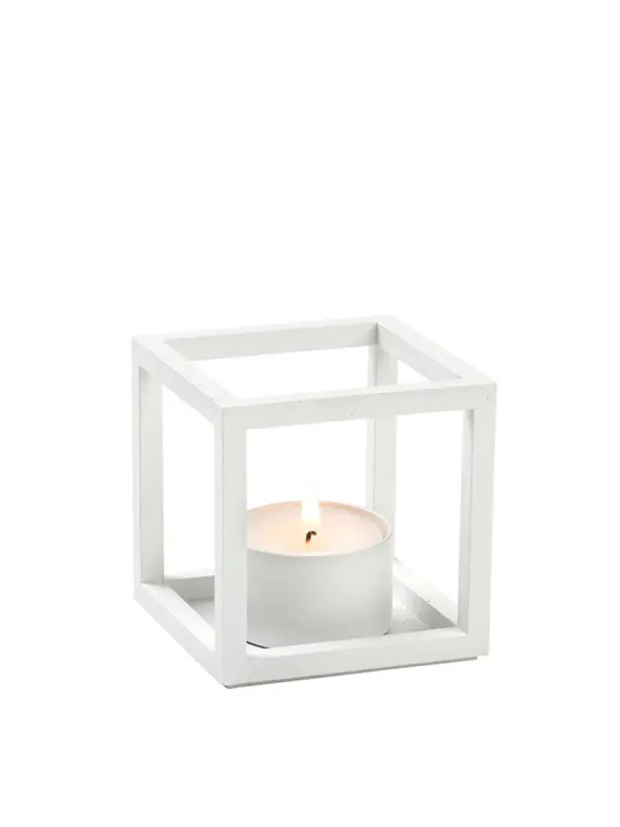 Kubus T Lysestage, hvid fra Audo Copenhagen