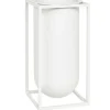 Kubus Vase Lolo, hvid fra Audo Copenhagen