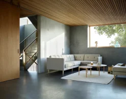 L42 Firhøj Hjørnesofa 4-Personers, beige fra FDB Møbler