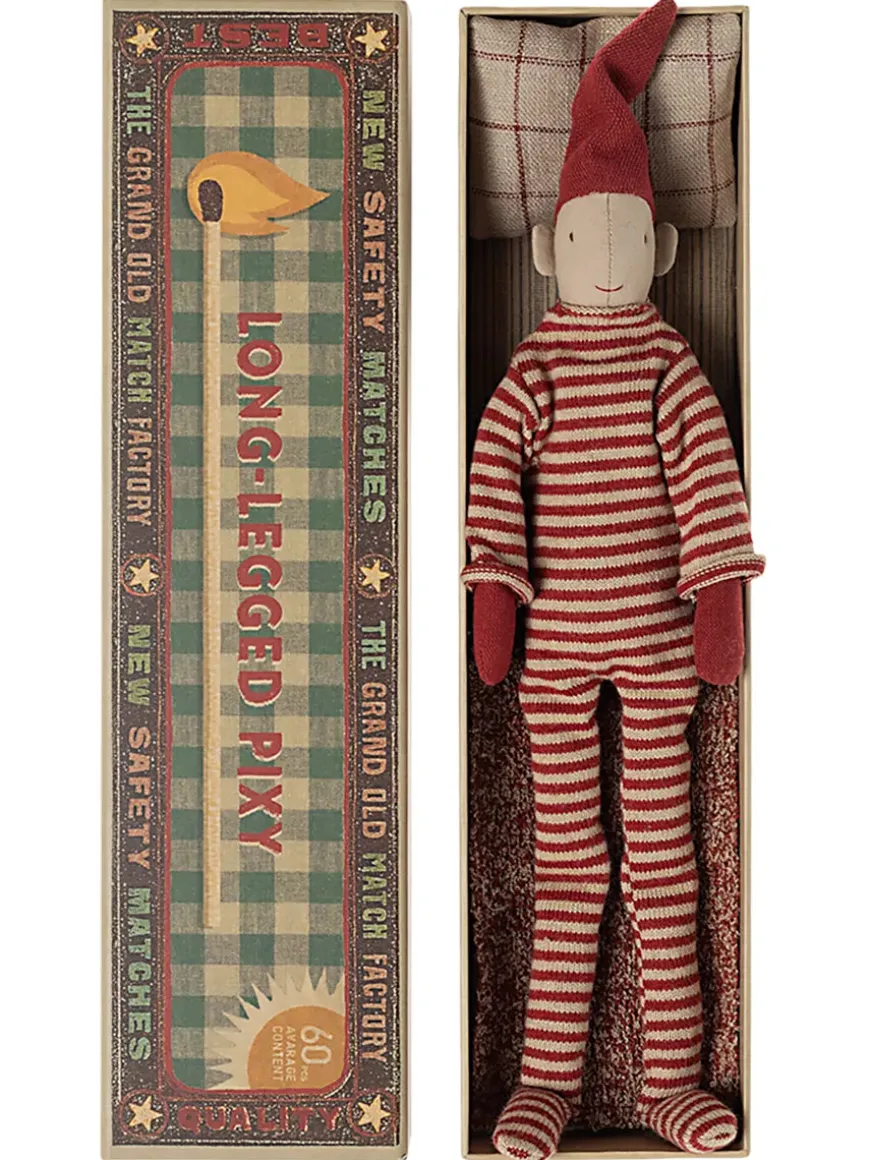 Langbenet Nisse i Tændstikæske, small fra Maileg