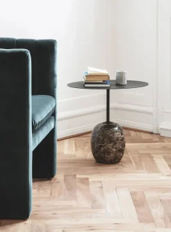 Lato bord LN8, Deep Green & Verde Alpi Marble fra &Tradition