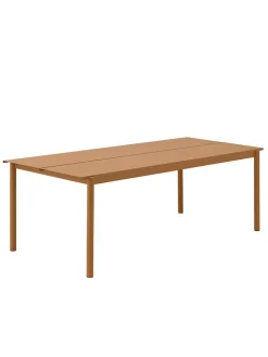 Linear Steel Table, 220x90 cm fra Muuto
