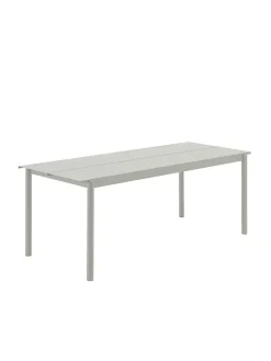 Linear Steel Table, 220x90 cm fra Muuto