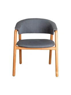 Luna Stol, teak/grey fra Cane-line