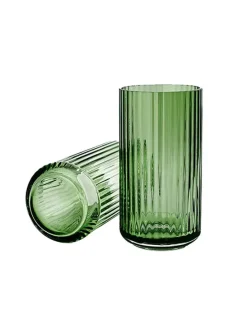 Lyngbyvasen blå glas fra Lyngby Porcelæn