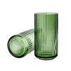 Lyngbyvasen i grøn glas fra Lyngby Porcelæn