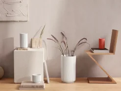 Lyngbyvasen i grøn glas fra Lyngby Porcelæn