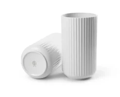 Lyngbyvasen i hvid fra Lyngby Porcelæn