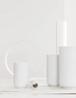 Lyngbyvasen i hvid fra Lyngby Porcelæn