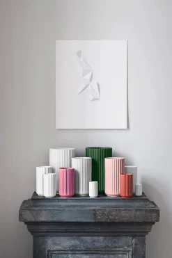 Lyngbyvasen i hvid fra Lyngby Porcelæn