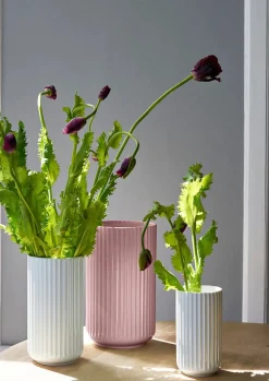 Lyngbyvasen i mørk grøn, H31 cm fra Lyngby Porcelæn