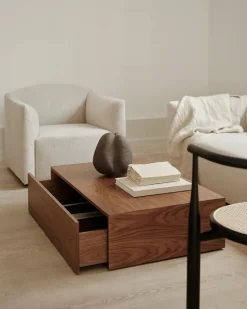 Mass Sofabord, høj m. skuffe fra New Works