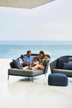 Mega Daybed, venstre, inkl. hyndesæt fra Cane-line