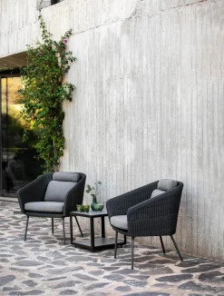 Mega Dining Stol, inkl. hyndesæt fra Cane-line