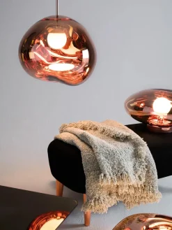 Melt Pendant Gold, 50 cm fra Tom Dixon