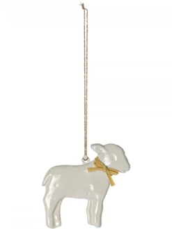 Metal ophæng, lam, pudder fra Maileg