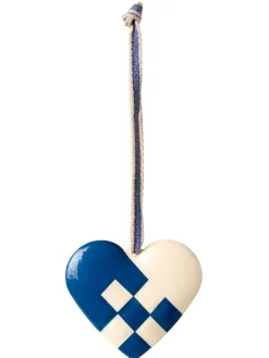 Metalophæng Lille Hjerte, dark blue fra Maileg