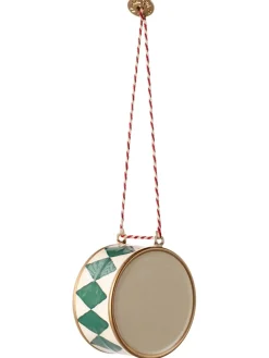 Metalophæng Stor Tromme, dark green fra Maileg