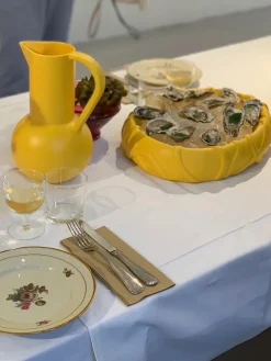 Michael Kvium Jam Fad, persimmon orange fra raawii