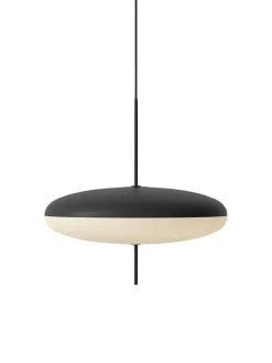 Model 2065 Pendel, sorte overskærme med sort ledning fra Astep