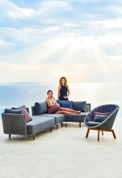 Moments Hjørnemodul inkl. hynder fra Cane-line