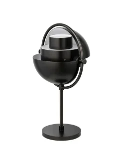 Multi-Lite Portable Bordlampe, messing/sort fra GUBI