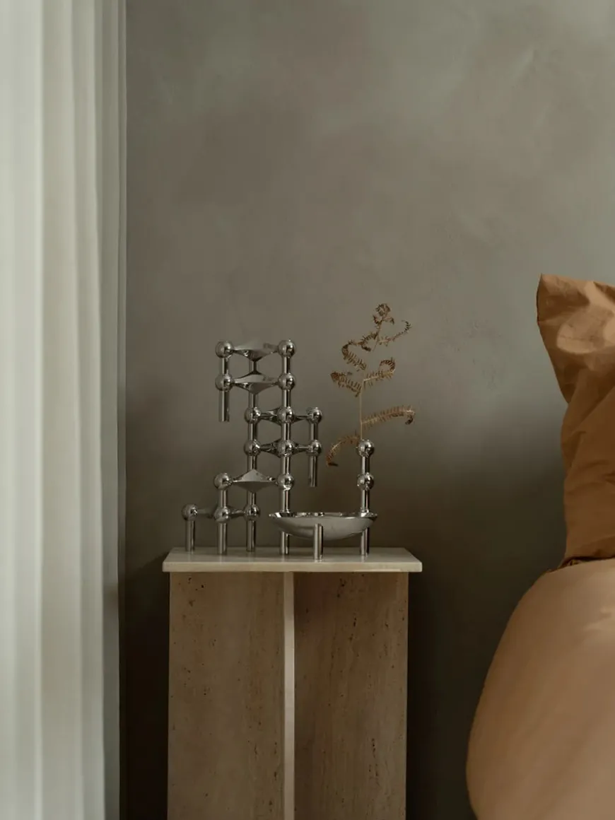 Nagel Lysestage, krom fra STOFF Nagel