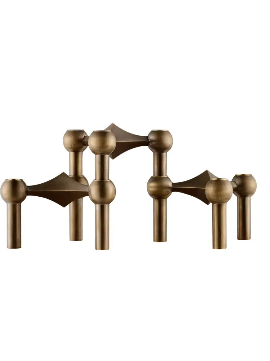 Nagel Lysestage, sort fra STOFF Nagel